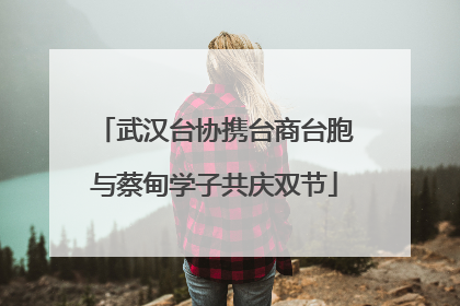 武汉台协携台商台胞与蔡甸学子共庆双节